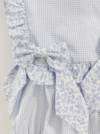 Blue Blooms Girl Bubble