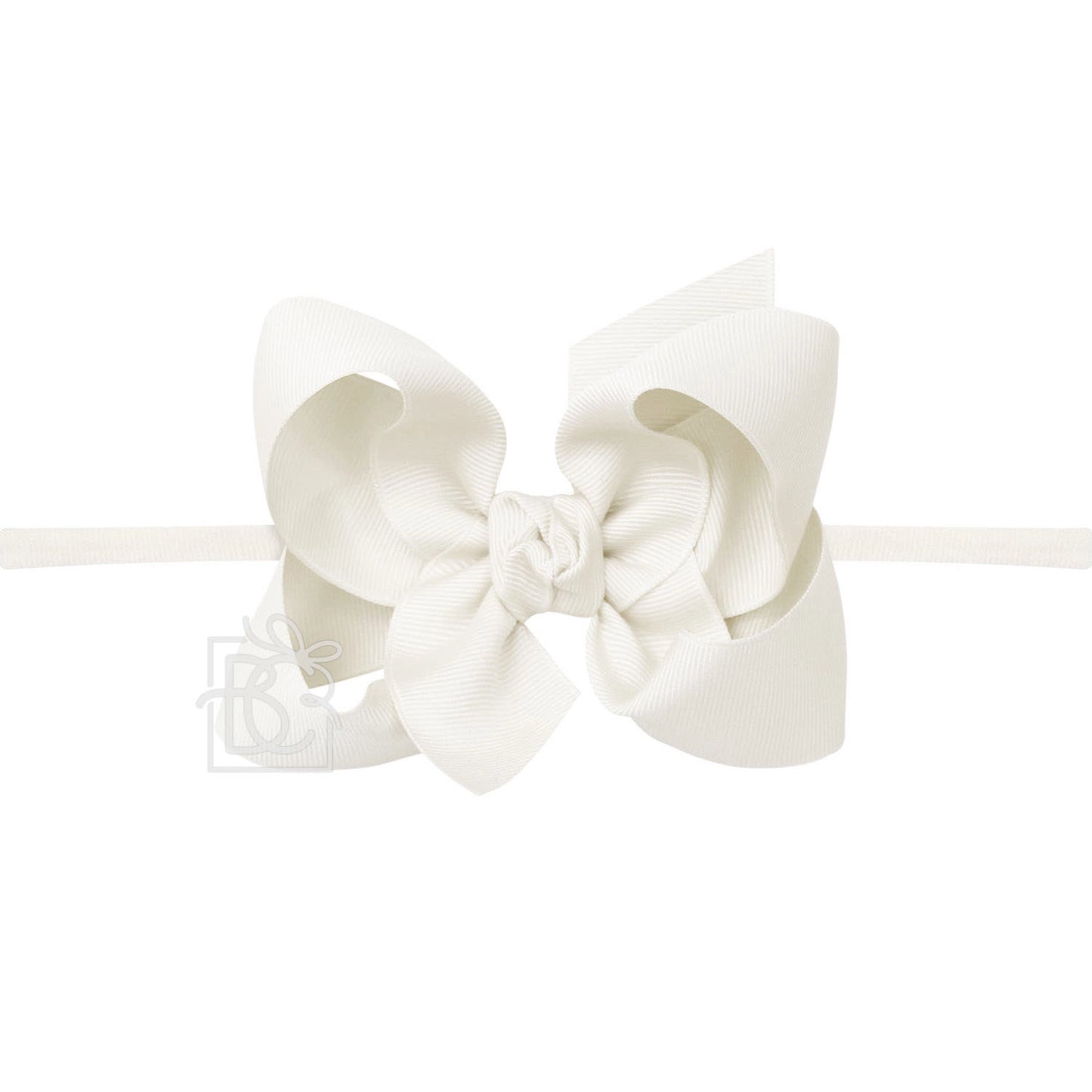 4.5" Large Bow on 1/4" Pantyhose Headband