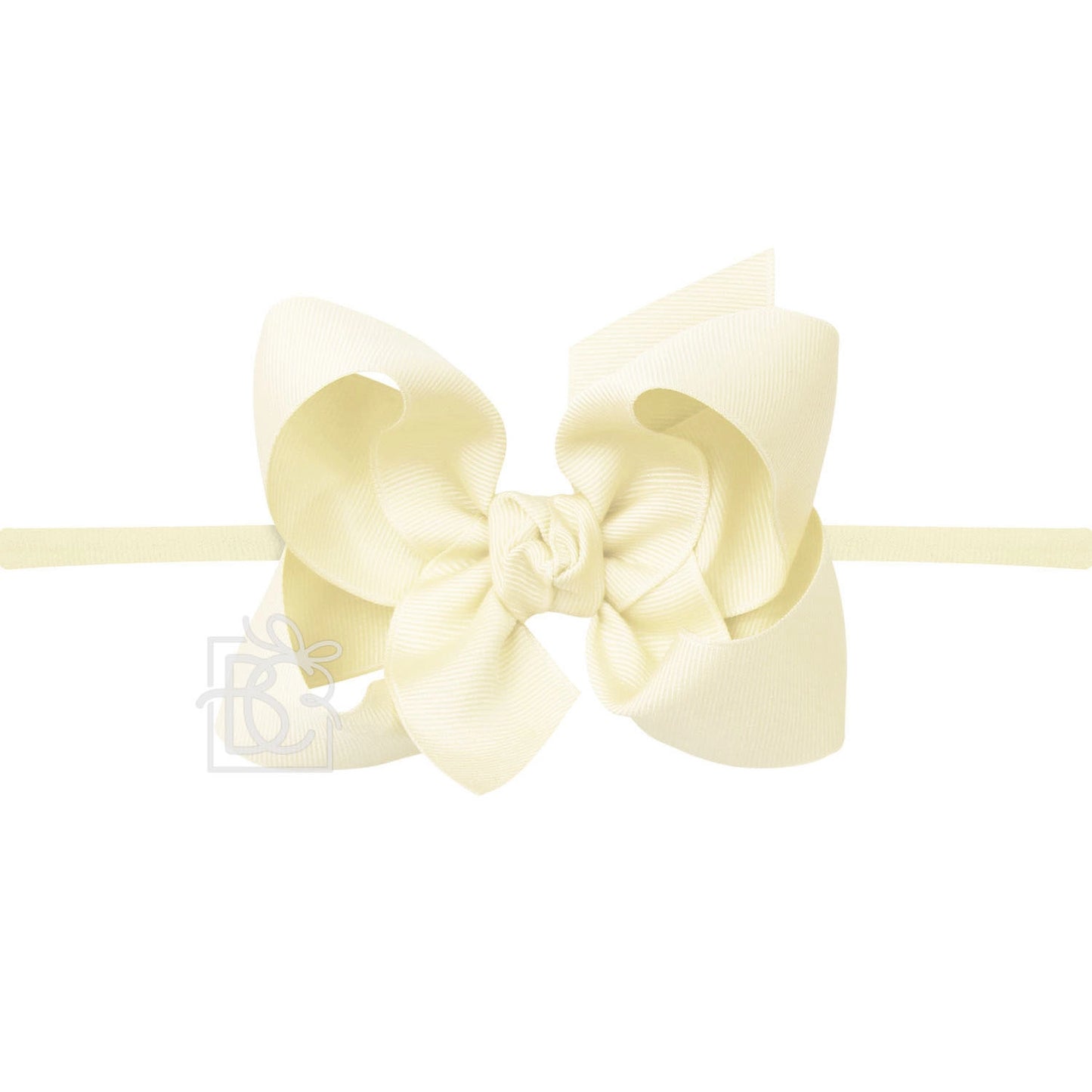 4.5" Large Bow on 1/4" Pantyhose Headband