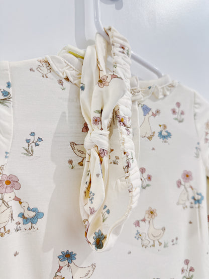 Ivory Ducklings Gown with Headband