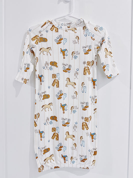 Cowboy Gown with Hat