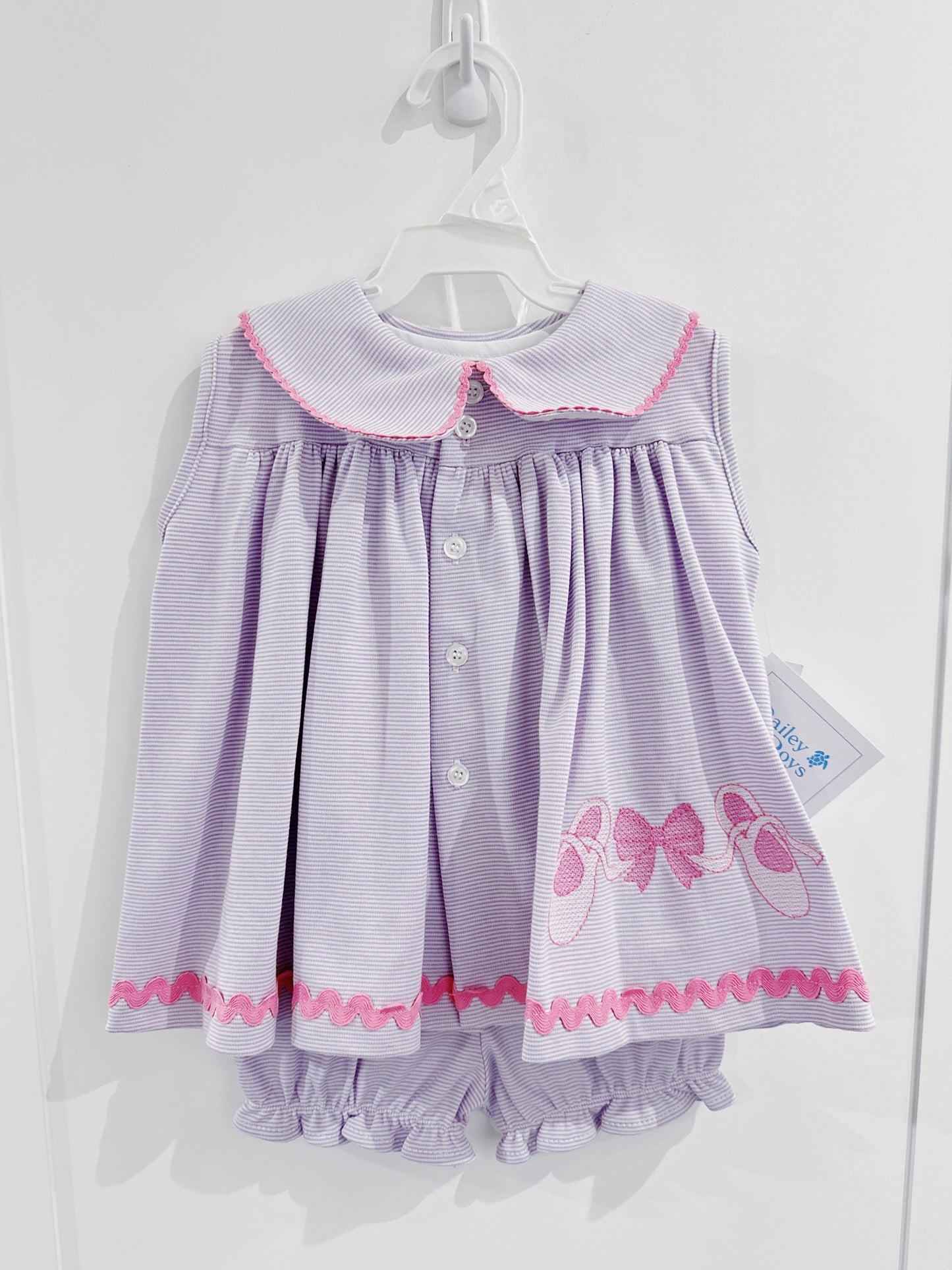 Bows & Ballet Knit Float Dress w/Bloomers