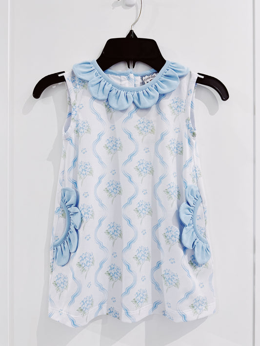 Blue Hydrangea Dress
