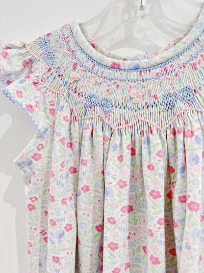 In Full Bloom Smocked Geo Bubble