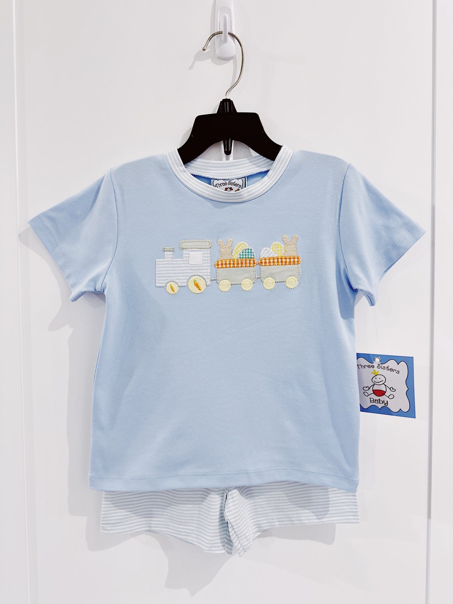 Easter Train Boys Short Set