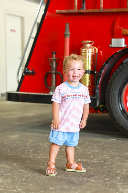 Sound the Alarm Banded Short Set