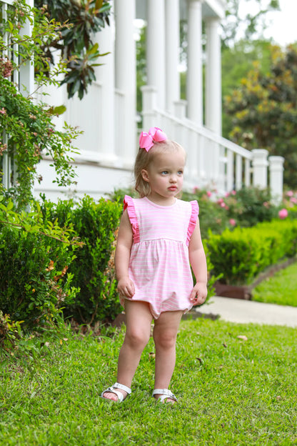 Light Pink Stripe Josie Bubble