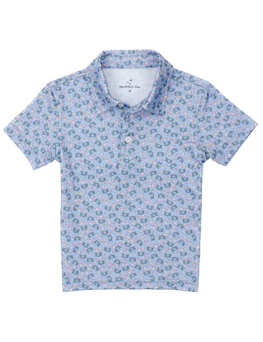 Inlet Performance Polo- Crab Shore