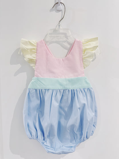 Colorblock Bow Back Bubble