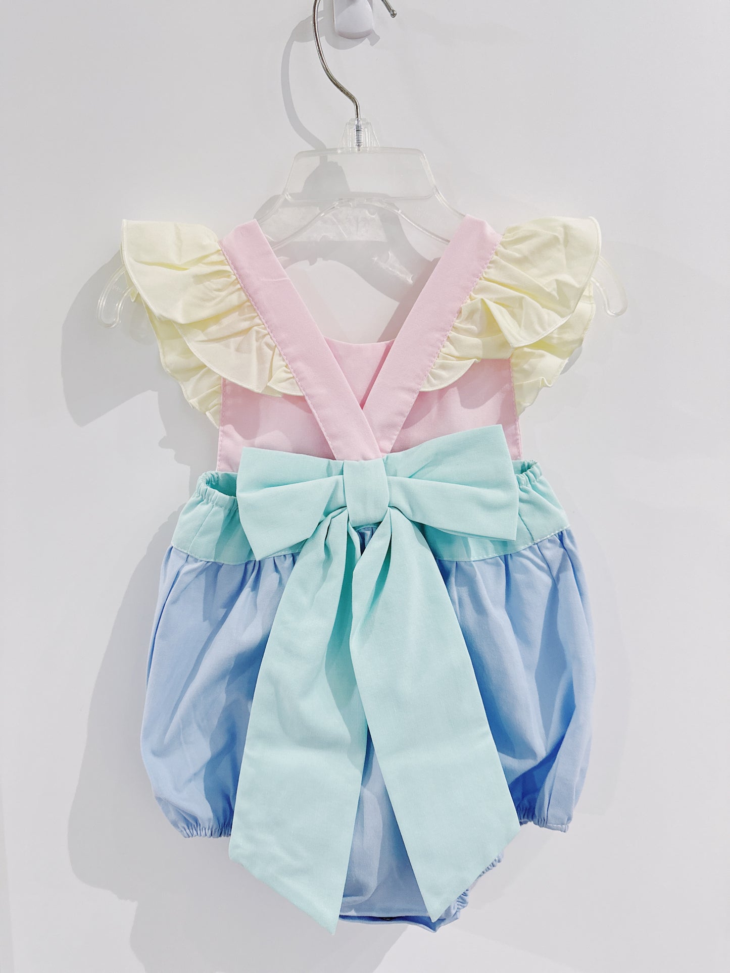 Colorblock Bow Back Bubble