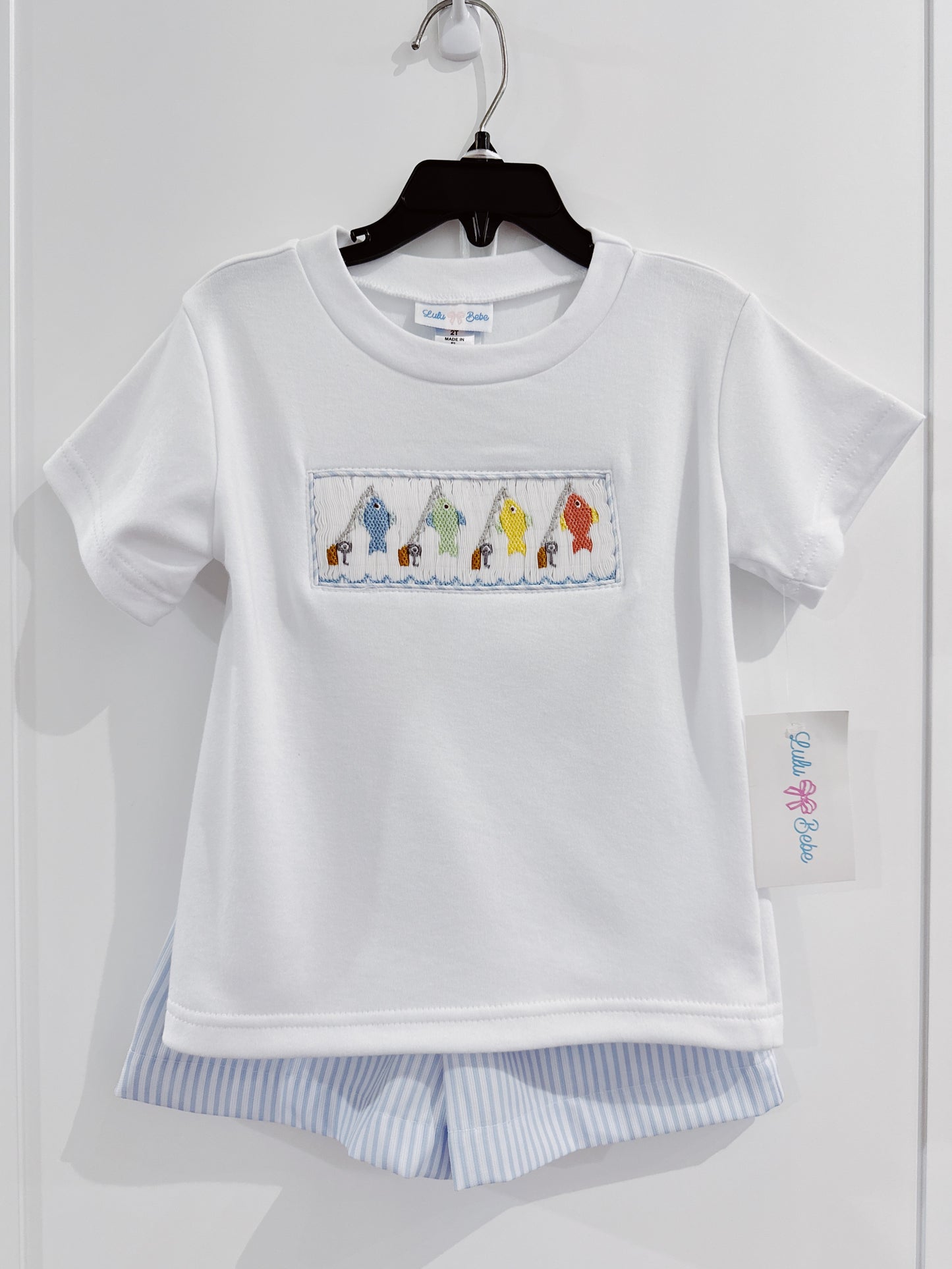 Go Fish Smocked Short Set