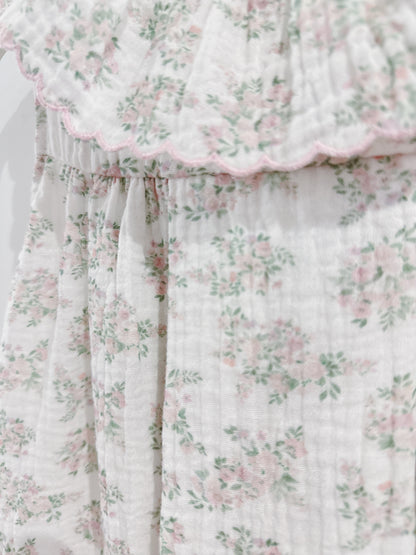 Pink Floral Bluffs Ruffle Bubble