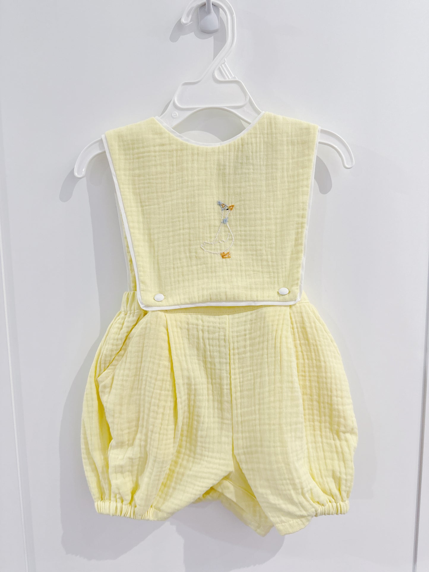 Silly Goose Yellow Boy Overall