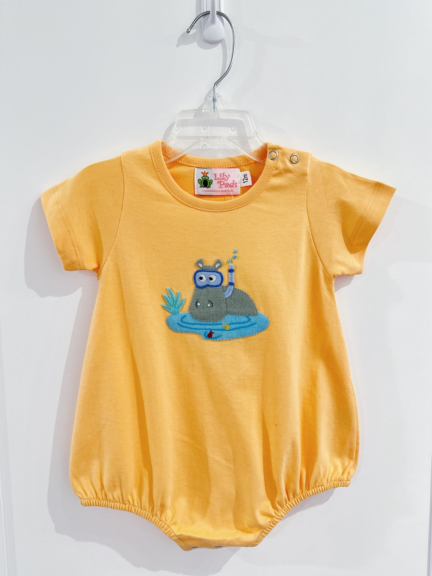 Pale Orange Hippo Bubble