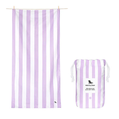 Dock & Bay Lombok Lilac Large Quick Dry Towel