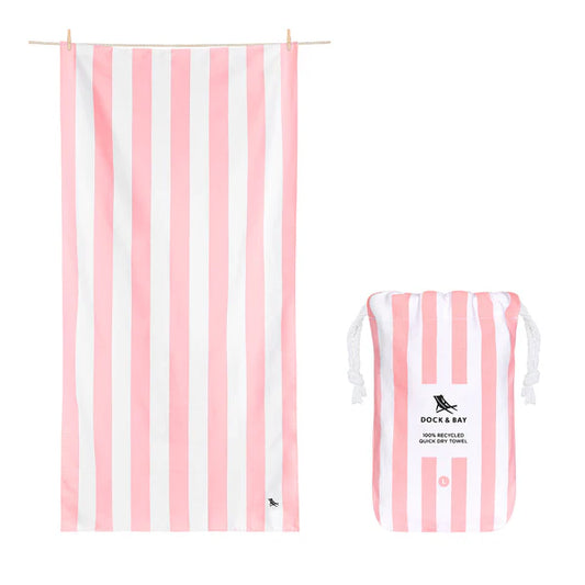 Dock & Bay Malibu Pink Large Quick Dry Towel