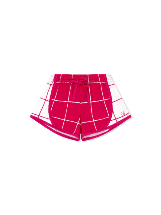 SET Power Pink Windowpane Elise Short