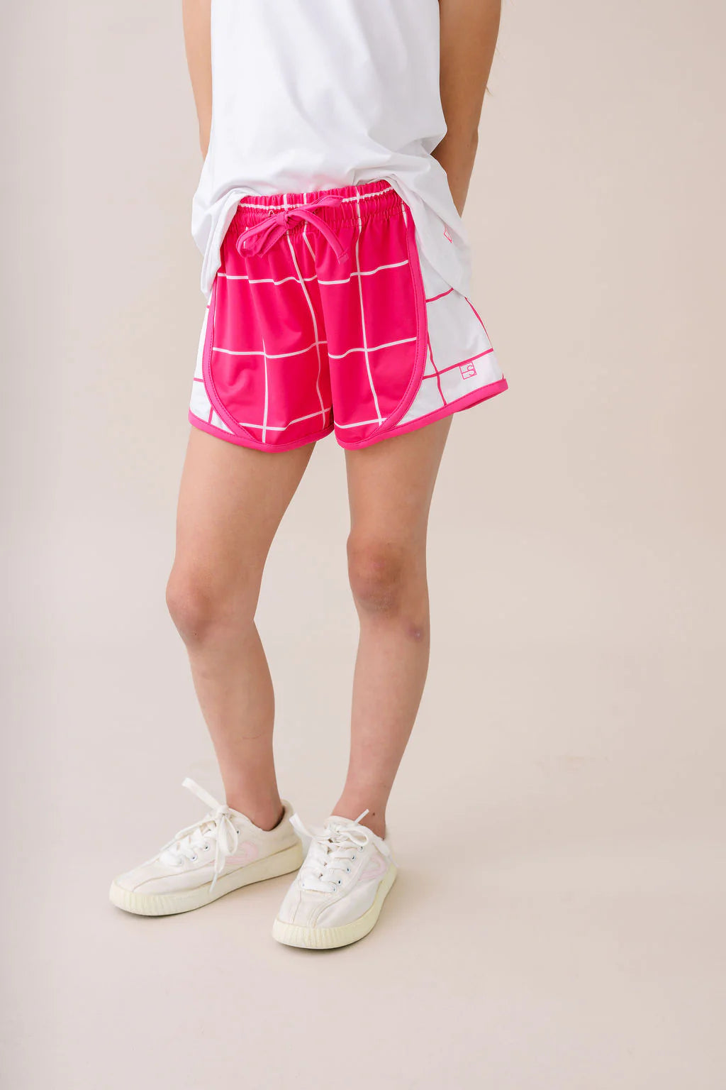 SET Power Pink Windowpane Elise Short