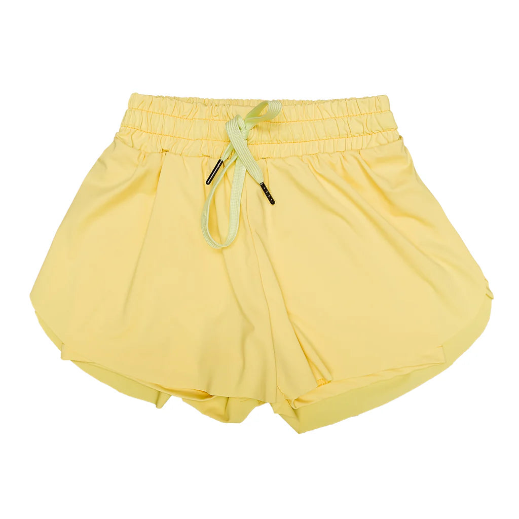 Belle Cher Yellow Butterfly Shorts