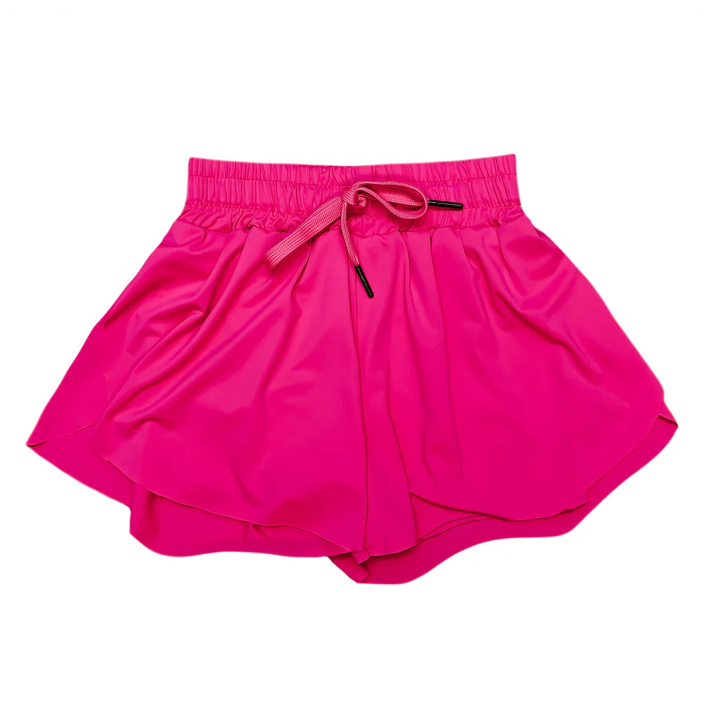 Belle Cher Hot Pink Butterfly Shorts