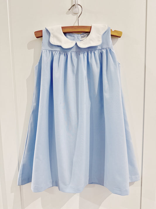 Ishtex Blue Poplin Dress