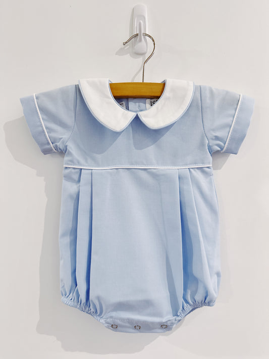 Ishtex Blue Poplin Bubble