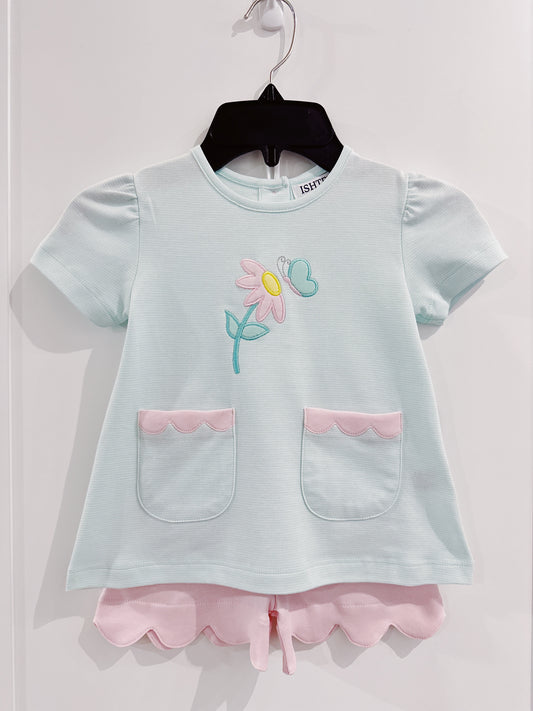 Ishtex Butterfly Short Set