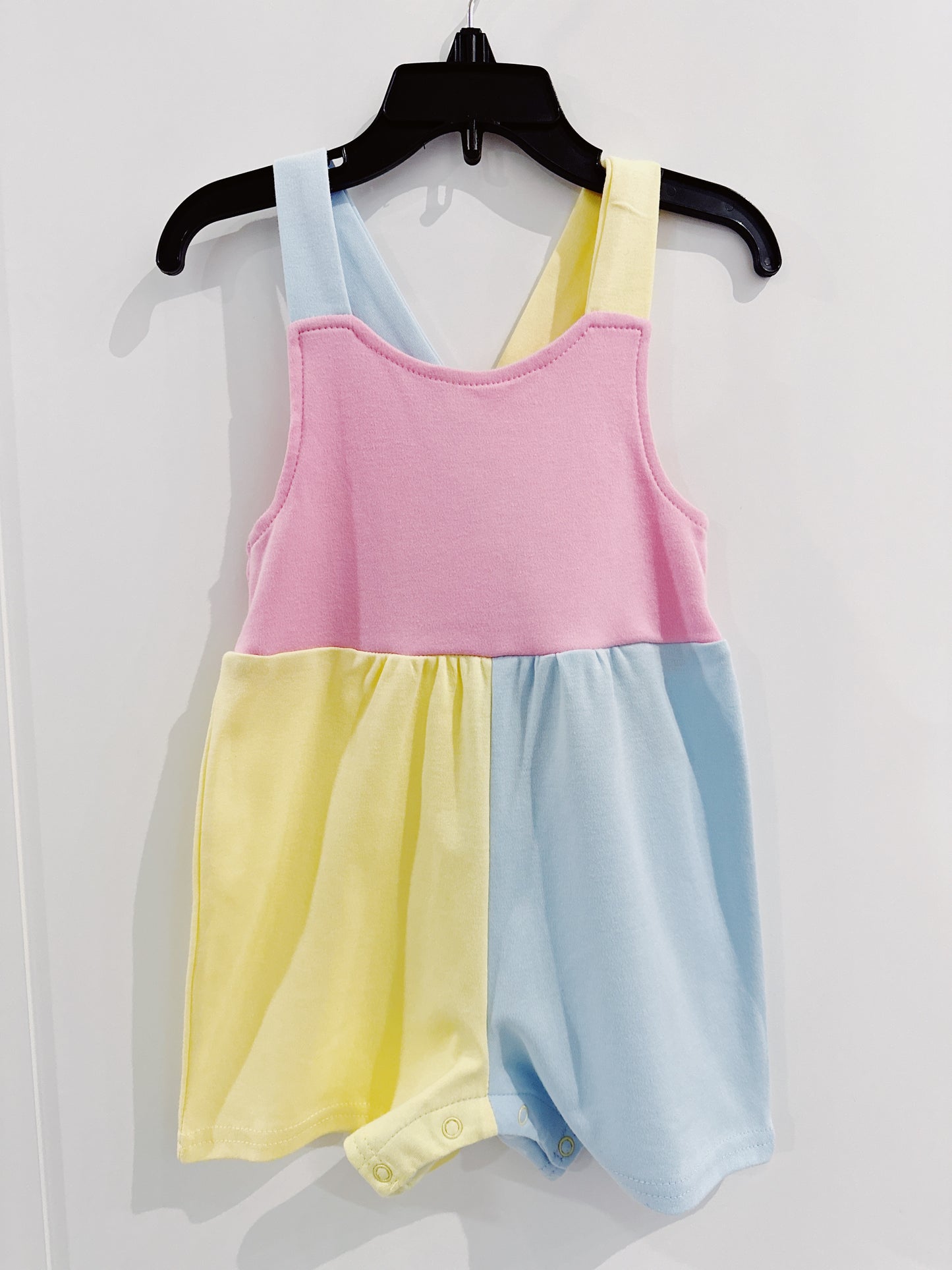 Millie Jay Pink,Blue & Yellow Emma Romper