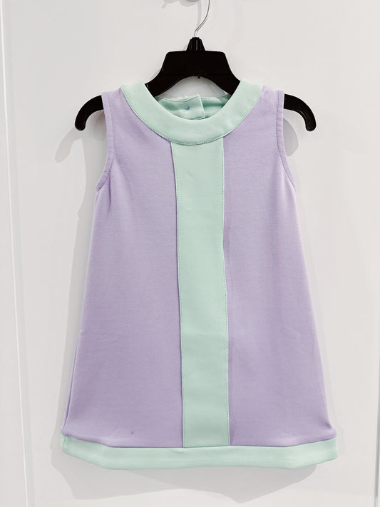 Millie Jay Purple & Mint Collins Dress