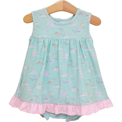 TSK Mermaid Tail Diaper Set