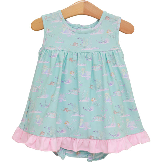 TSK Mermaid Tail Diaper Set