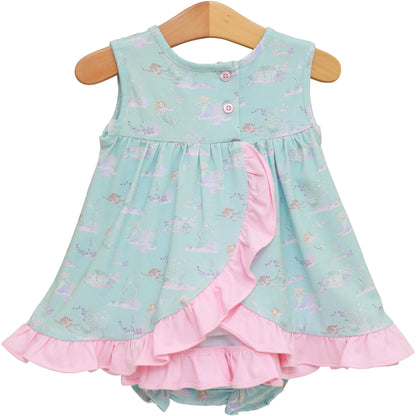 TSK Mermaid Tail Diaper Set