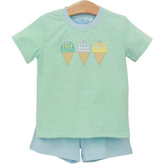TSK Tripe Scoop Short Set