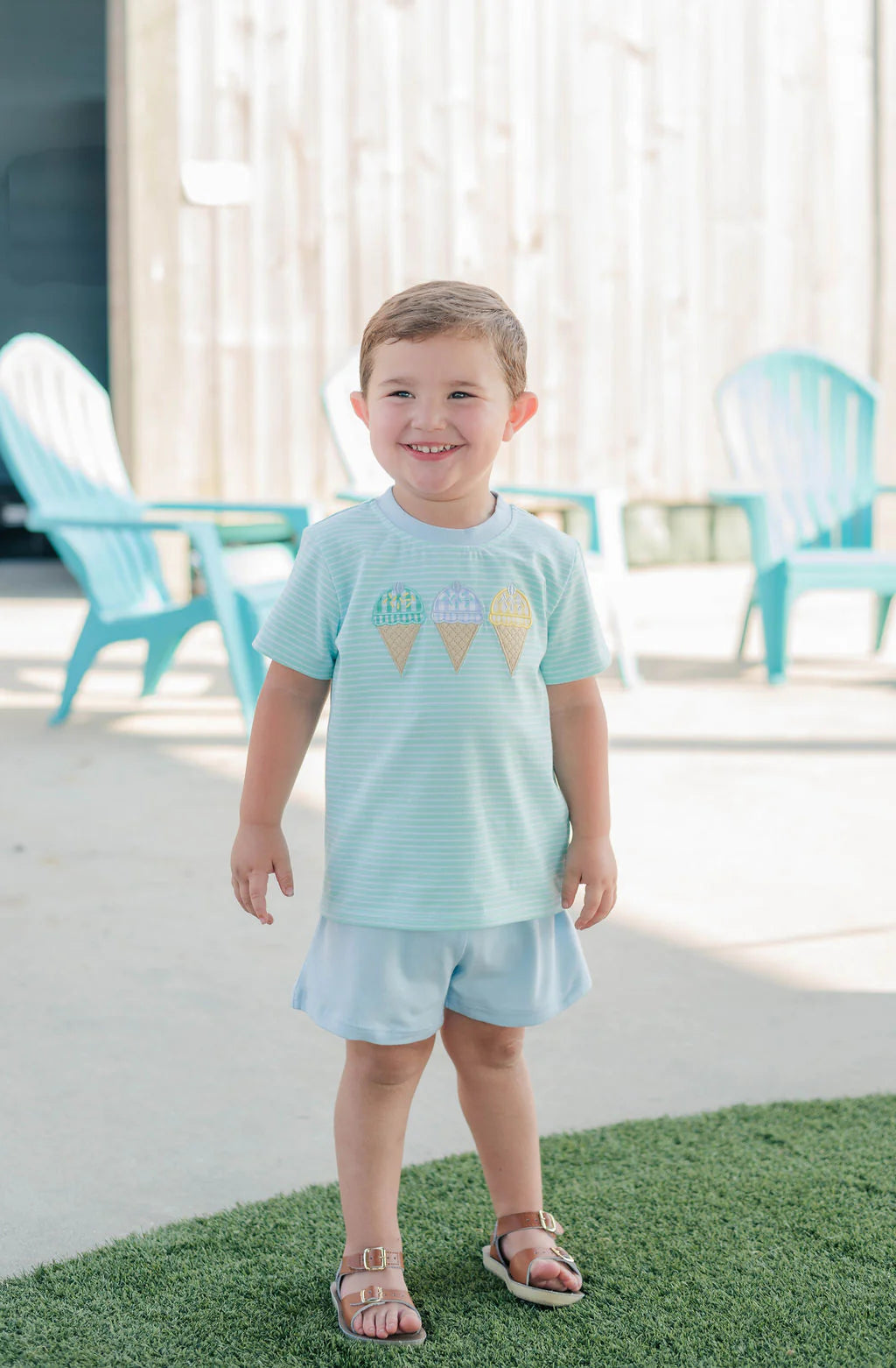 TSK Tripe Scoop Short Set