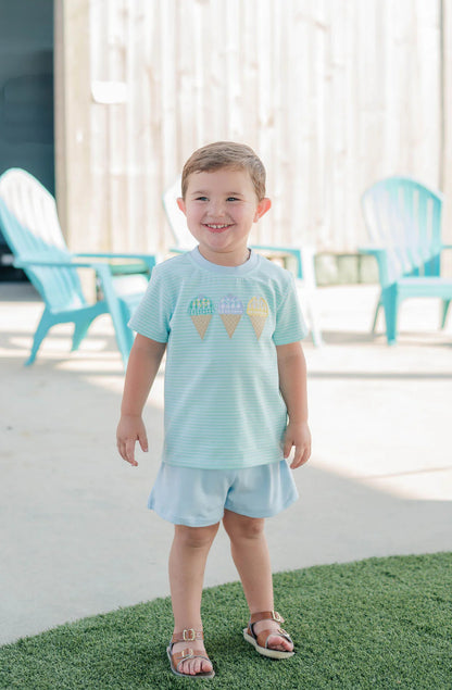 TSK Tripe Scoop Short Set