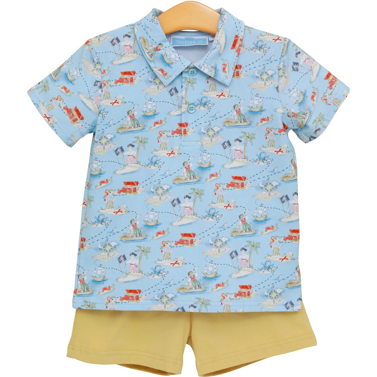 TSK Shipwrecked Polo Short Set
