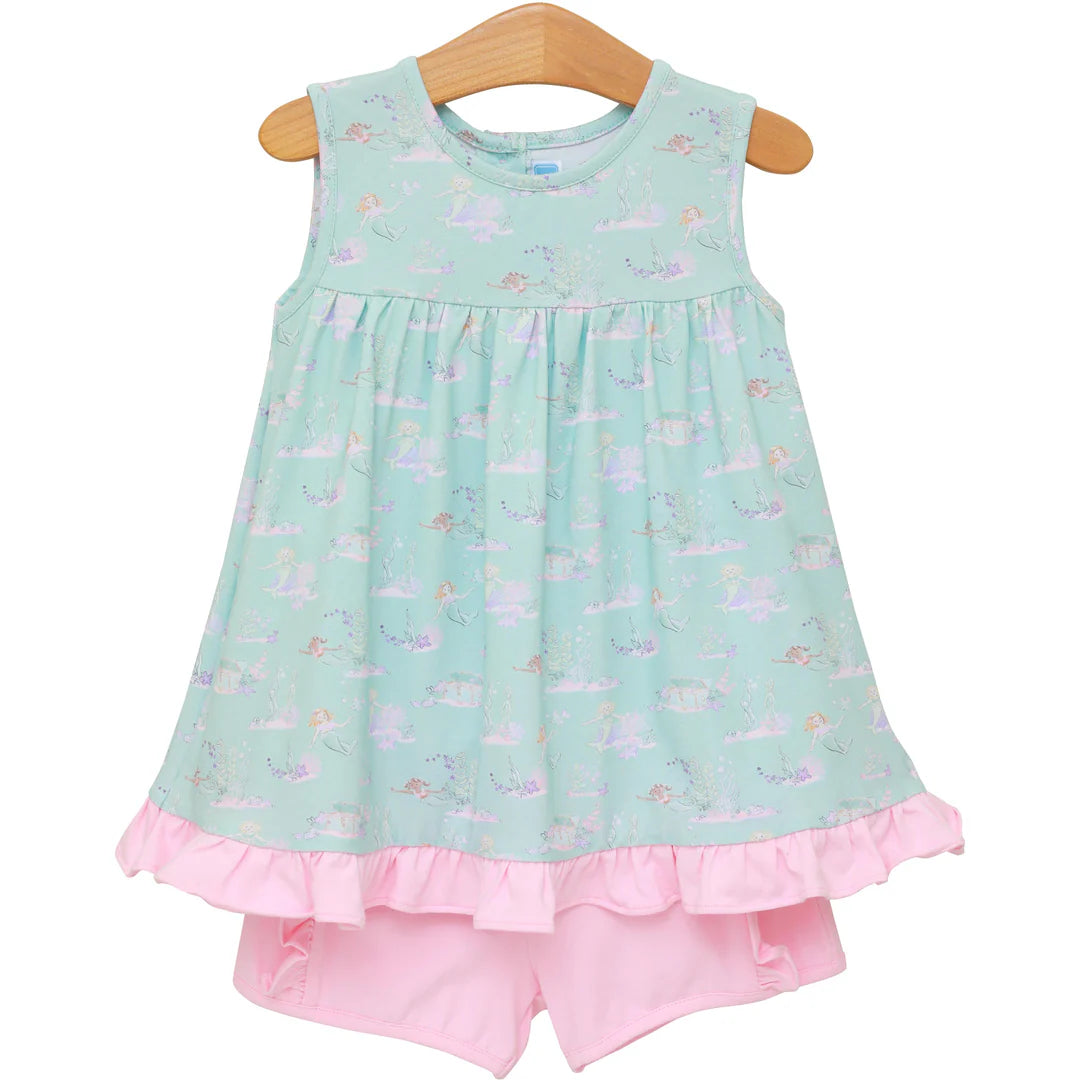 TSK Mermaid Tail Short Set