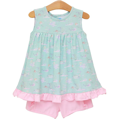 TSK Mermaid Tail Short Set
