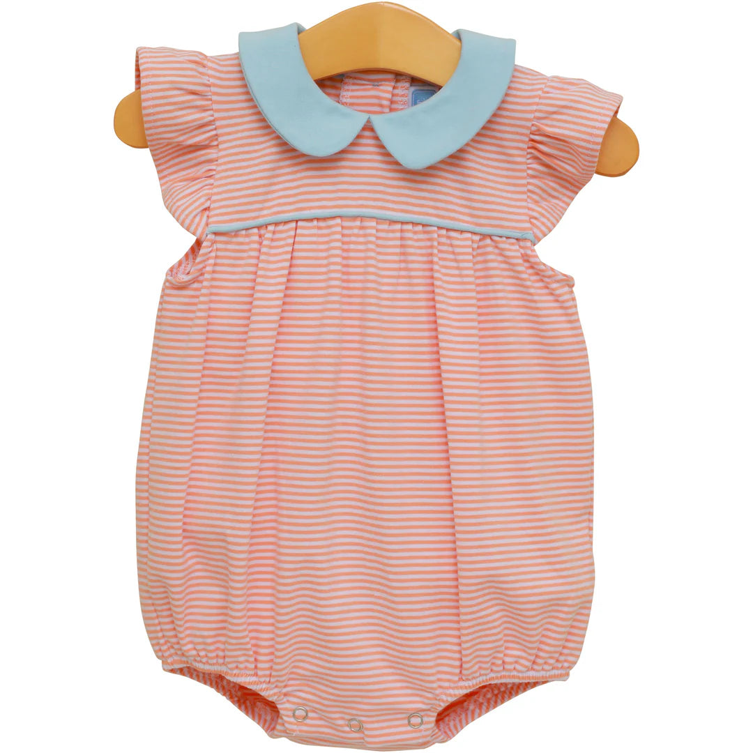 TSK Coral Stripe/Blue Genevieve Bubble