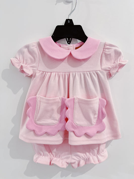 Millie Jay Pink Izzie Bloomer Set