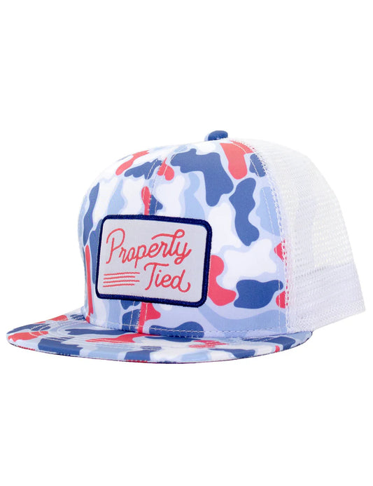 Properly Tied Americana Camo Trucker Hat
