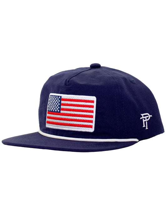 Properly Tied American Flag Rope Hat