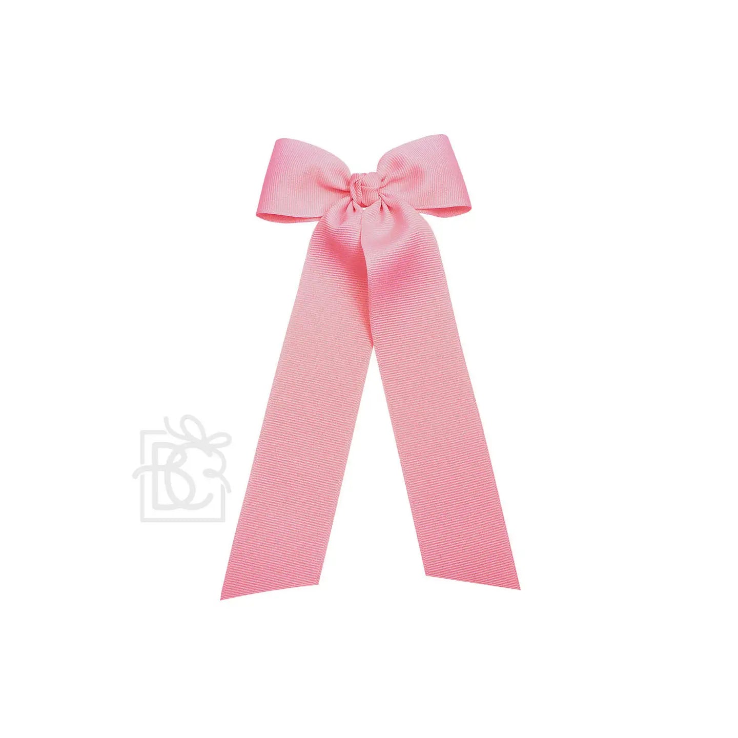 4.5" Wide Flat Bow w/ 7" Streamers On Alligator Clip