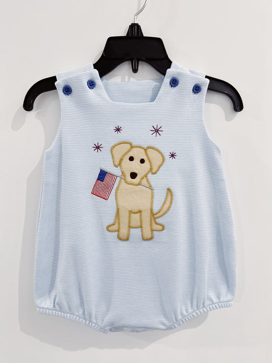 Patriotic Pup Knit Bubble