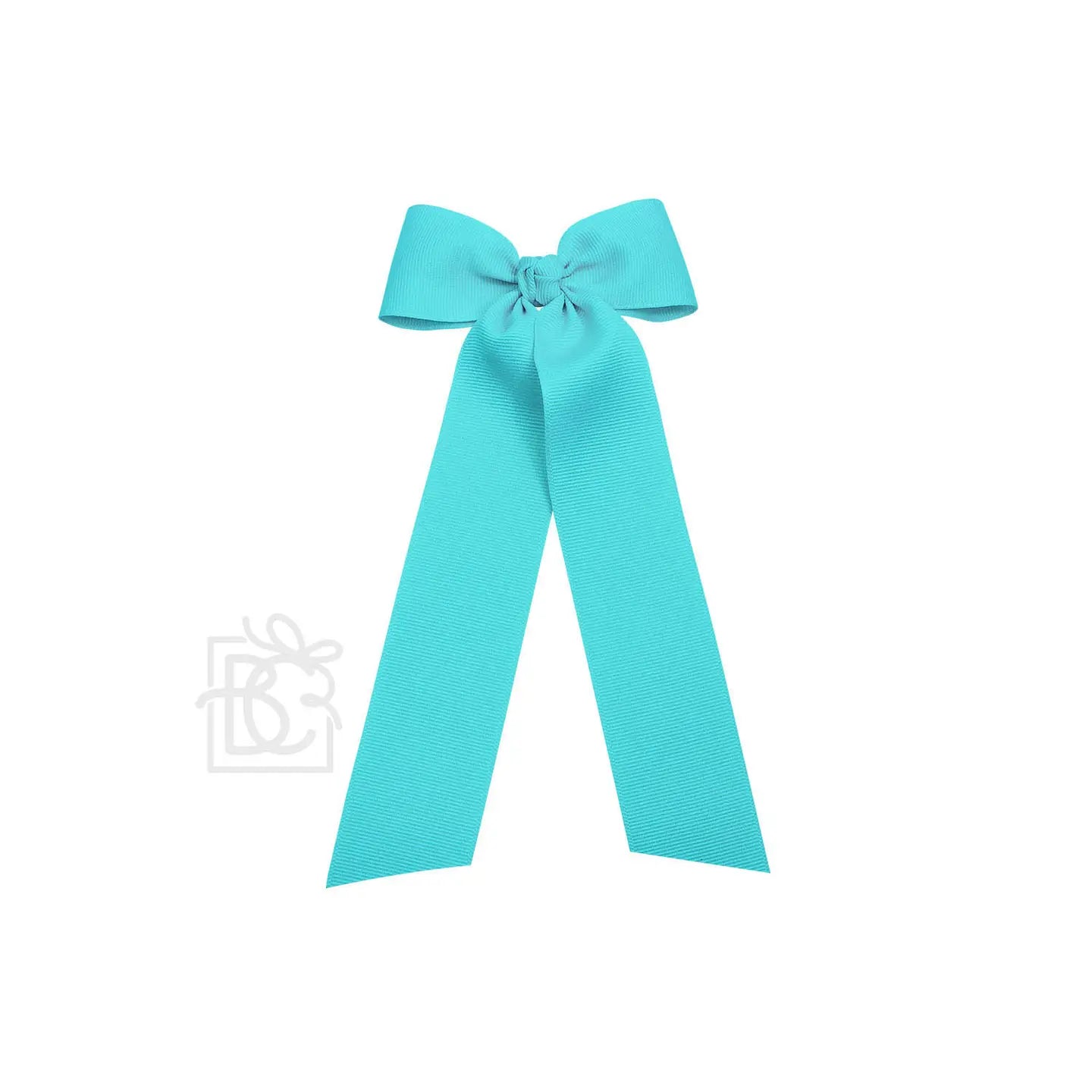 4.5" Wide Flat Bow w/ 7" Streamers On Alligator Clip