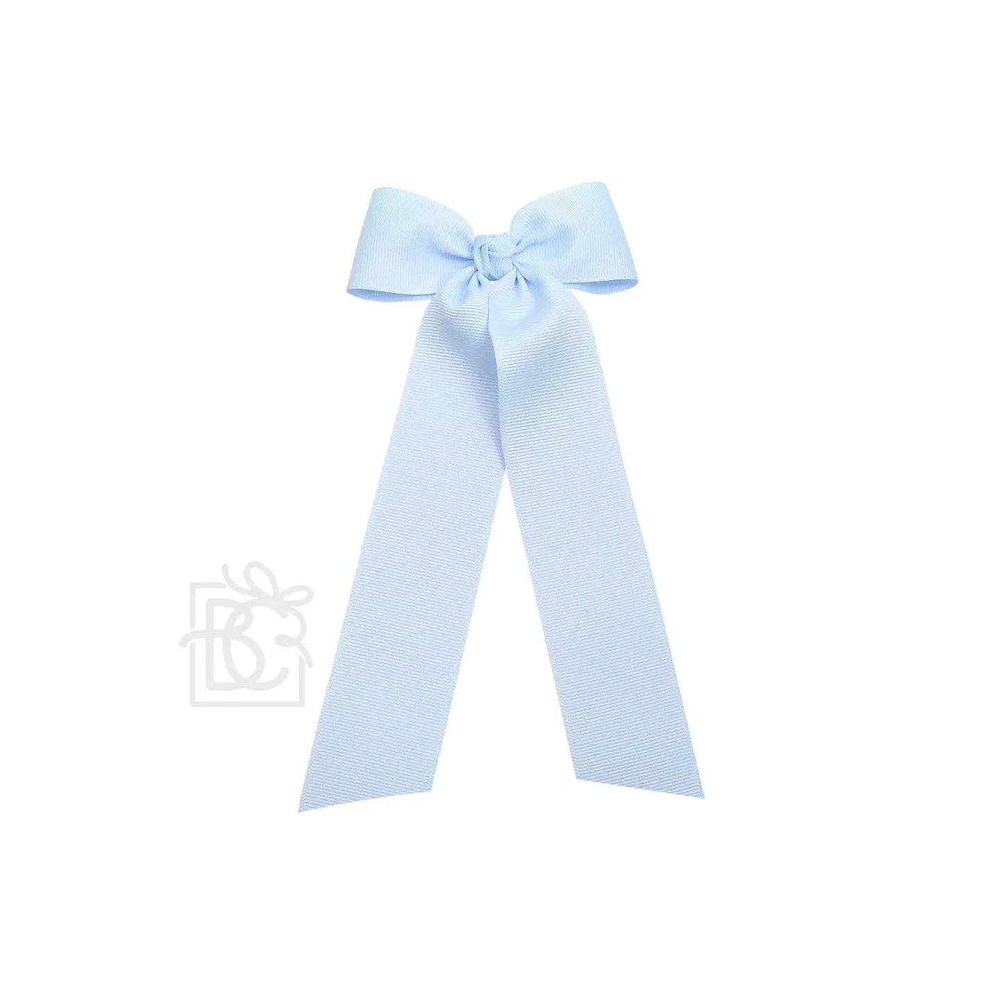 4.5" Wide Flat Bow w/ 7" Streamers On Alligator Clip