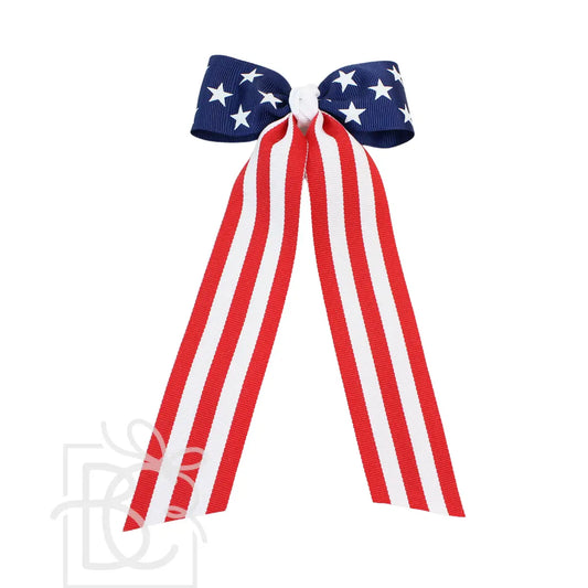 Stars and Stripes Streamer Bow