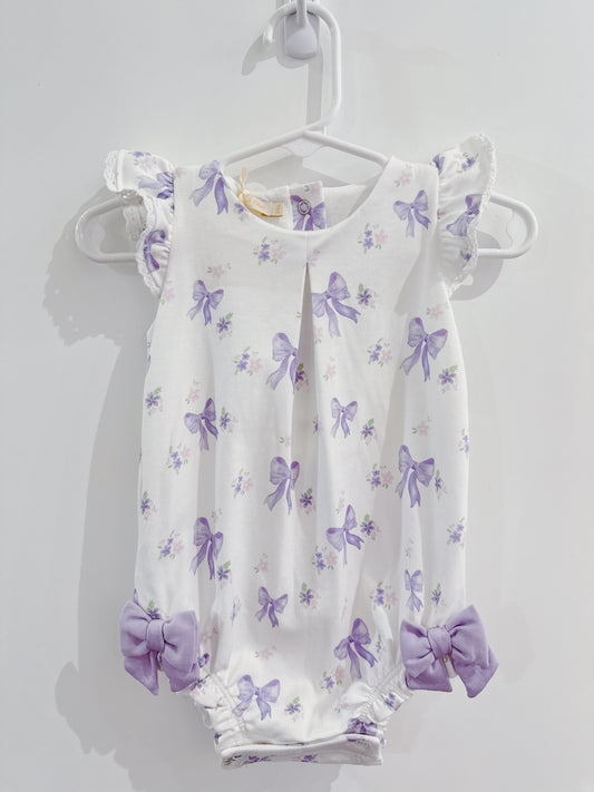 Baby Club Chic Lavender Bows Bubble