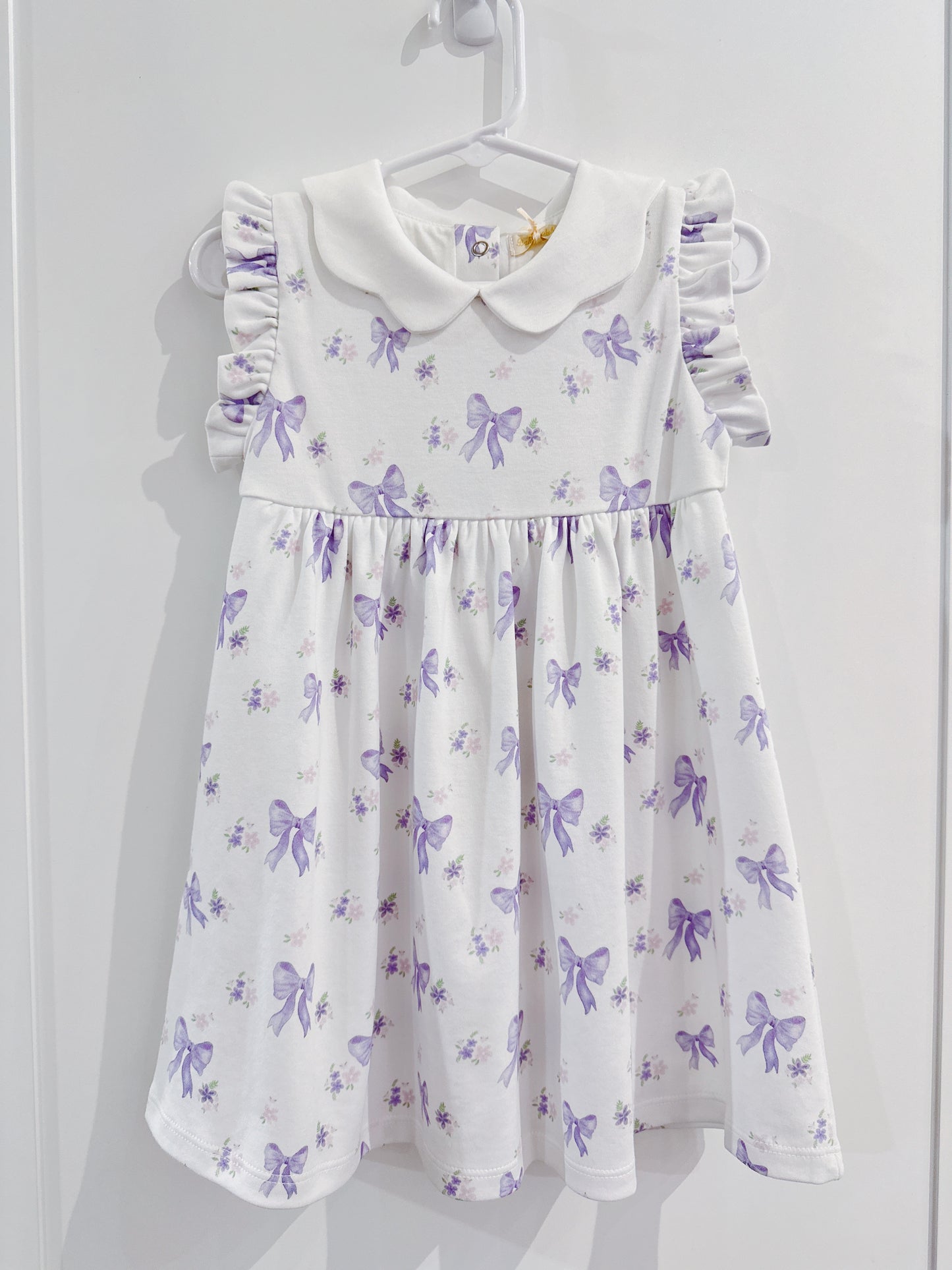 Baby Club Chic Lavender Bows Dress