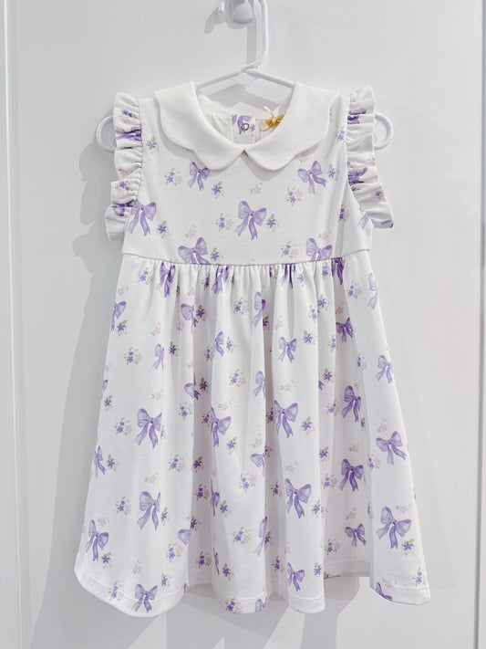 Baby Club Chic Lavender Bows Dress